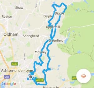 Tame Valley MTB trail map